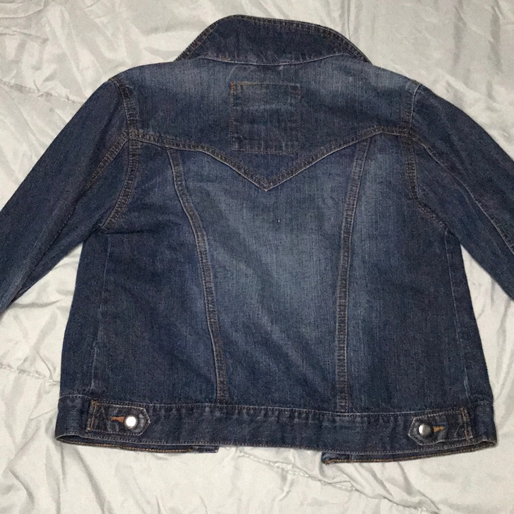 Girls Button Jean Jacket - Picture 8 of 9